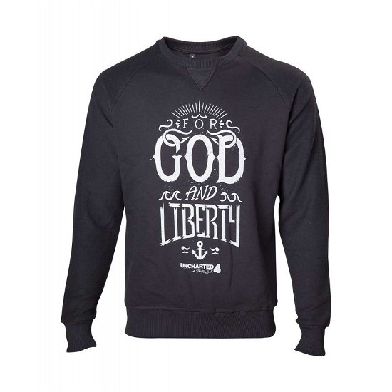 Cover for Uncharted 4 · For God And Liberty (Felpa Girocollo Unisex Tg. 2XL) (T-shirt)
