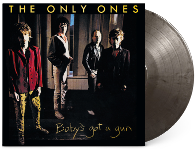 Cover for The Only Ones · Baby's Got A Gun (LP) [Silver &amp; Black Marbled Vinyl edition] (2024)