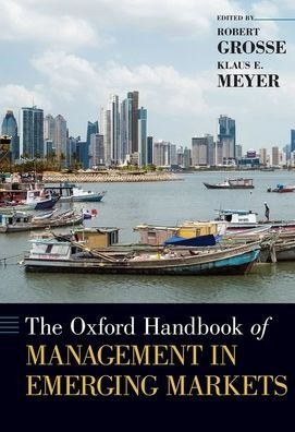 Cover for The Oxford Handbook of Management in Emerging Markets - Oxford Handbooks (Hardcover Book) (2019)