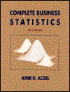 Cover for Amir Aczel · Complete Business Statistics (Paperback Book) (1996)