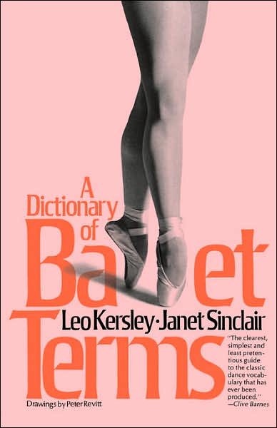 Cover for Janet Sinclair · A Dictionary of Ballet Terms (Paperbacks Series) (Paperback Bog) (1979)