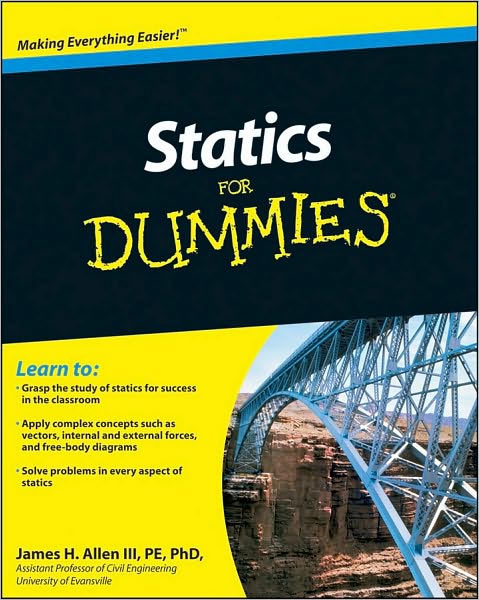 Cover for James H. Allen · Statics For Dummies (Paperback Book) (2010)