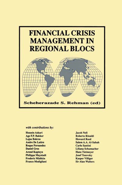 Cover for Hossein Askari · Financial Crisis Management in Regional Blocs (Hardcover Book) [1998 edition] (1998)