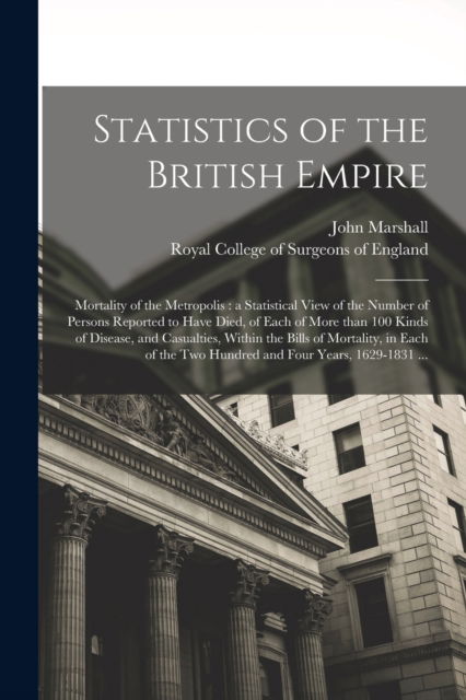 Cover for John 1783-1841 Marshall · Statistics of the British Empire (Paperback Book) (2021)