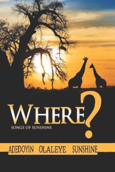 Cover for Adedoyin Olaleye Sunshine · Where? Songs of Sunshine (Paperback Book) (2019)