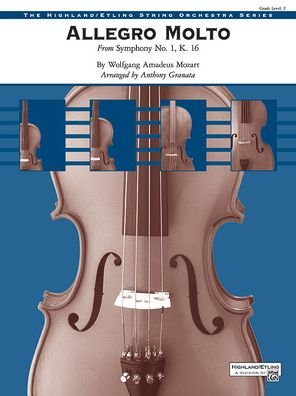 Cover for Wolfgang Amadeus Mozart · Allegro Molto (Pocketbok) (2020)