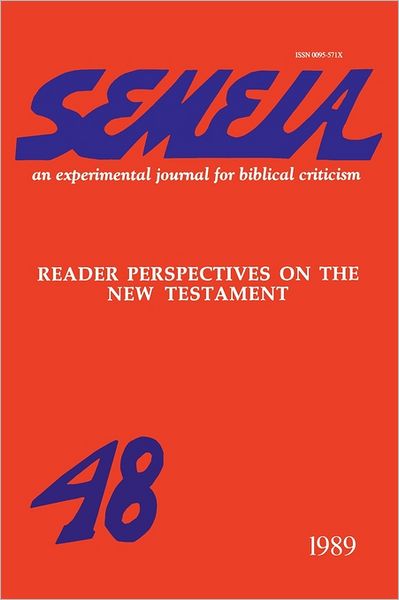 Cover for Edgar V Mcknight · Semeia 48: Reader Perspectives on the New Testament (Paperback Book) (1989)