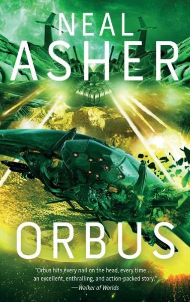 Cover for Neal Asher · Orbus: The Third Spatterjay Novel (Bog) (2019)