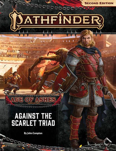Cover for John Compton · Pathfinder Adventure Path: Against the Scarlet Triad (Age of Ashes 5 of 6) [P2] (Paperback Bog) (2019)