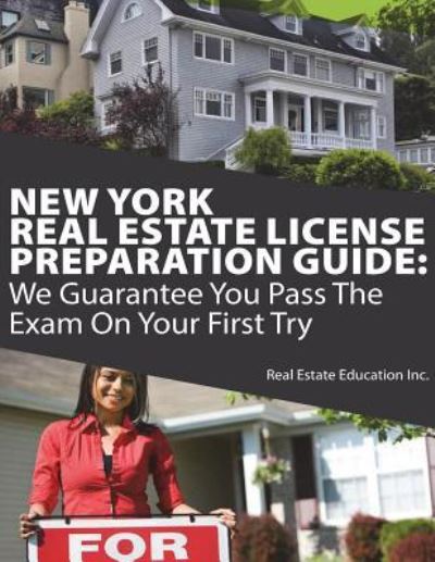 Cover for Real Estate Education Inc · New York Real Estate License Preparation Guide (Paperback Book) (2018)