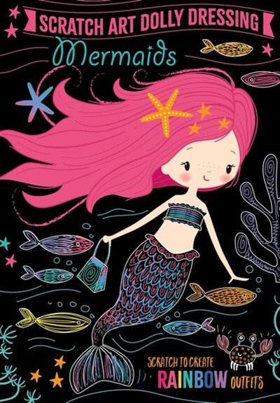 Cover for Scratch Art Dolly Dressing  Mermaids · Scratch Art Dolly Dressing: Mermaids - Scratch Art - Dolly Dressing (Hardcover Book) (2020)