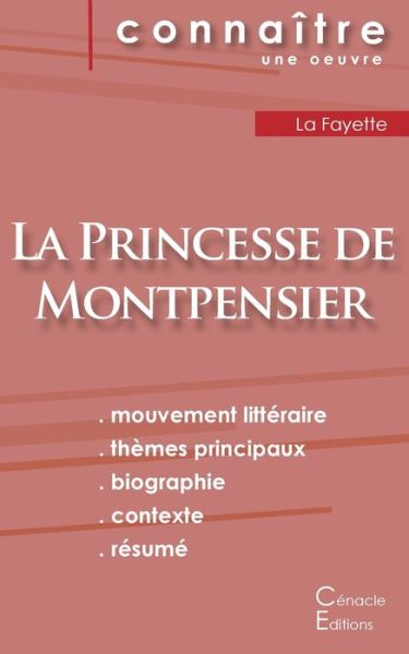 Fiche de lecture La Princesse de Montpensier de Madame de La Fayette (Analyse litteraire de reference et resume complet) - Madame de la Fayette - Books - Les Editions Du Cenacle - 9782367889948 - May 6, 2019