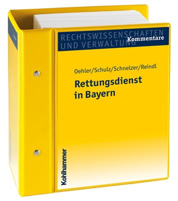 Cover for Oehler · Rettungsdienst in Bayern (Book) (2011)