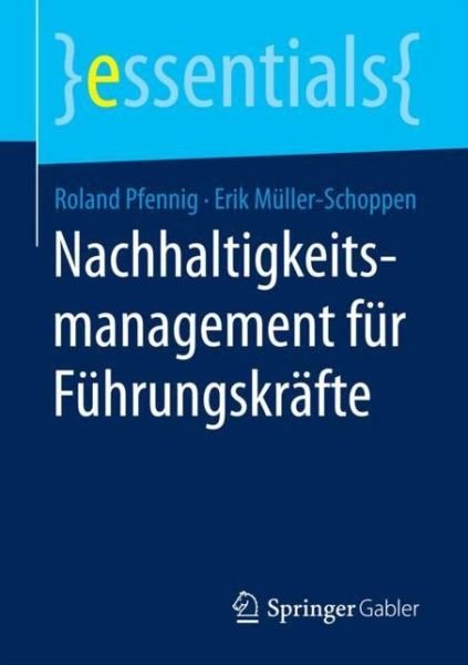 Cover for Pfennig · Nachhaltigkeitsmanagement für F (Book) (2017)
