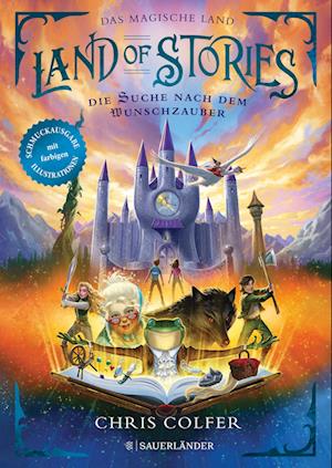 Land of Stories: Das magische Land 1  Die Suche nach dem Wunschzauber - Chris Colfer - Livros - FISCHER Sauerländer - 9783737359948 - 25 de outubro de 2023