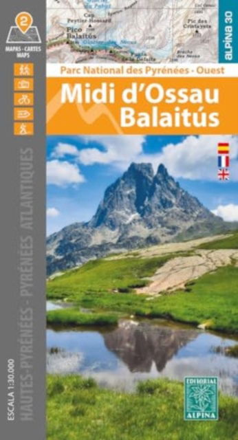 Midi d'Ossau Balaitus PN Pyrenees Ouest 2 maps (Map) (2024)