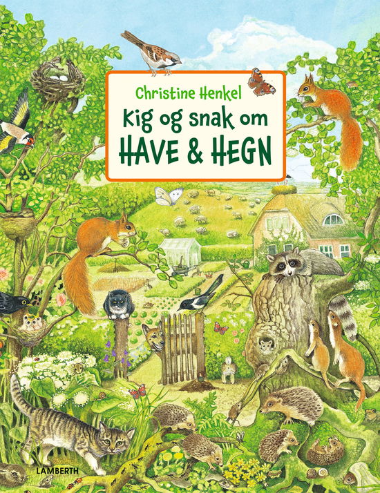 Cover for Christine Henkel · Kig og snak: Kig og snak om have og hegn (Cardboard Book) [2. wydanie] (2025)