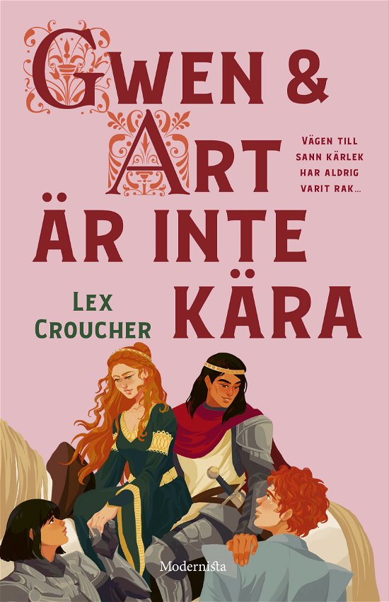 Cover for Lex Croucher · Gwen och Art är inte kära (Inbunden Bok) (2024)