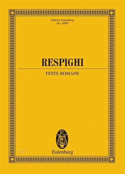 Feste Romane - Ottorino Respighi - Książki - END OF LINE CLEARANCE BOOK - 9790200224948 - 