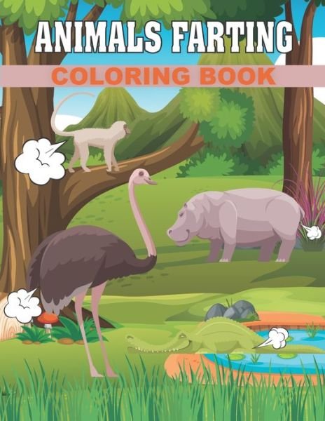 50 Animals farting Coloring Book - Rr Publications - Bøger - Independently Published - 9798463519948 - 24. august 2021