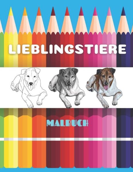 Cover for Jasmin Jung · Lieblingstiere - Malbuch (Paperback Book) (2020)