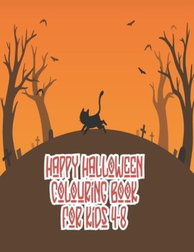 Cover for Bd Publication · Happy Halloween coloring book for Kids 4-8 (Pocketbok) (2020)