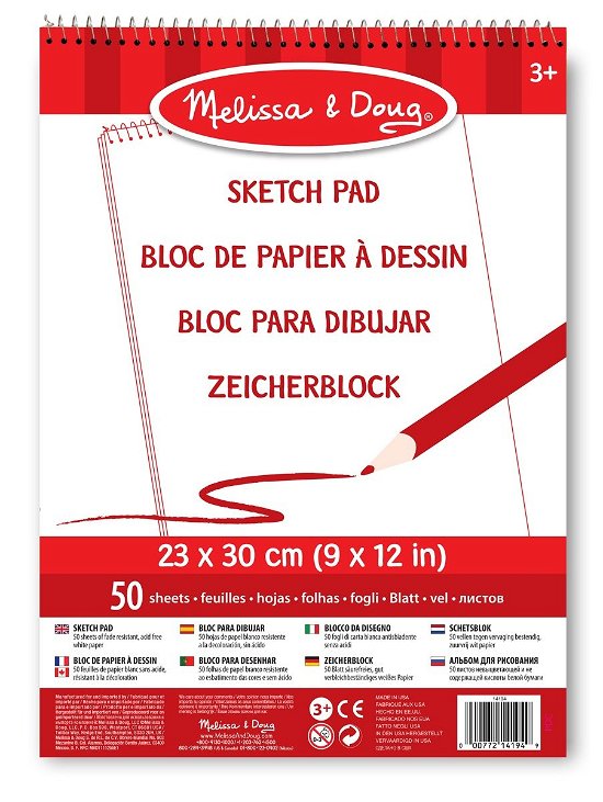 Sketch Pad (9 Inchx12 Inch) - Melissa And Doug - Merchandise - Melissa and Doug - 0000772141949 - 