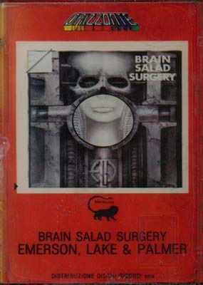 Cover for Emerson Lake &amp; Palmer  · Brain Salad Surgery (Kaseta)