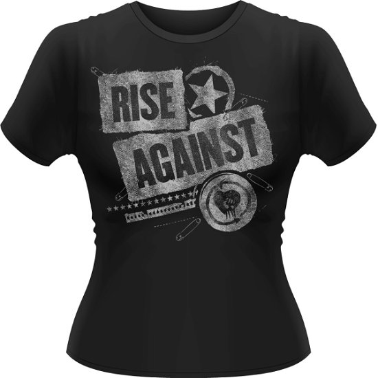 Cover for Rise Against · Patched Up Girls / Black (T-shirt) [size S] (2013)