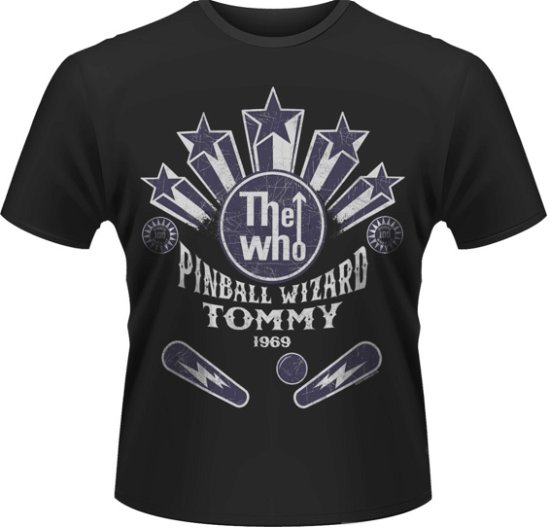 Cover for The Who · Pinball Wizard (T-shirt) [size S] [Black edition] (2014)