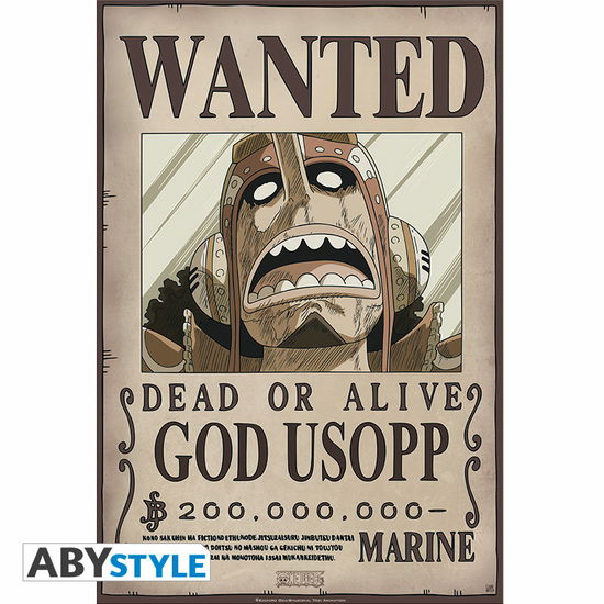 Cover for Kleines Poster · ONE PIECE - Poster Wanted Usopp New (52x35) (MERCH) (2019)