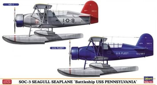 1/72 Soc-3 Seagull Seaplane B. Pennsylvania 02394 (4/22) * - Hasegawa - Andet -  - 4967834023949 - 