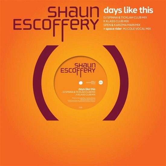 Days Like This - Shaun Escoffery - Music - DEMON - 5014797908949 - May 5, 2023