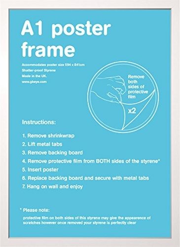 Cover for Gb Eye · GBEYE - MDF White Frame - A1 - 59.4 x 84.1cm - X2 (TILBEHØR)