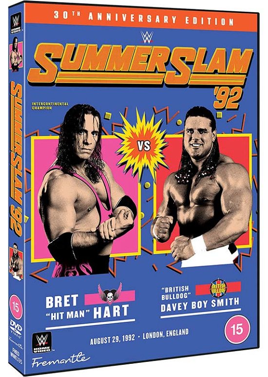 Cover for WWE Summerslam 1992  30th Anniversary Edition · WWE - Summerslam 1992 (DVD) (2022)