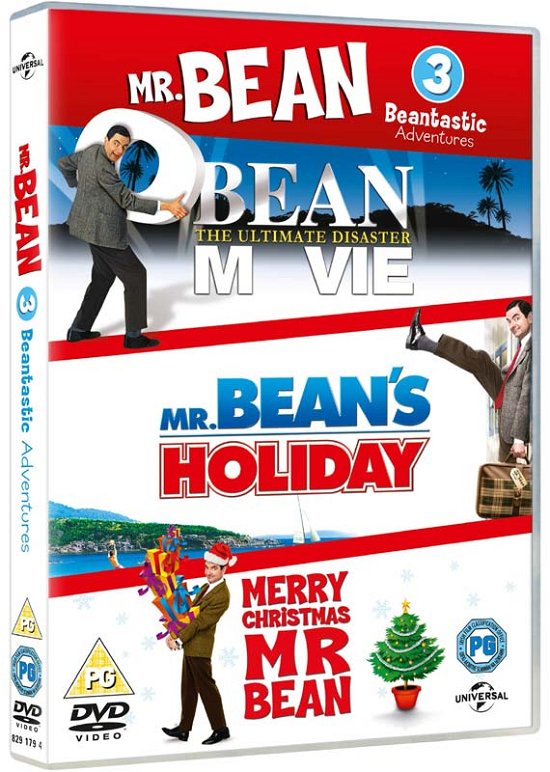 Cover for Englisch Sprachiger Artikel · Bean - The Ultimate Disaster Movie / Mr Beans Holiday / Merry Christmas Mr Bean (DVD) (2013)