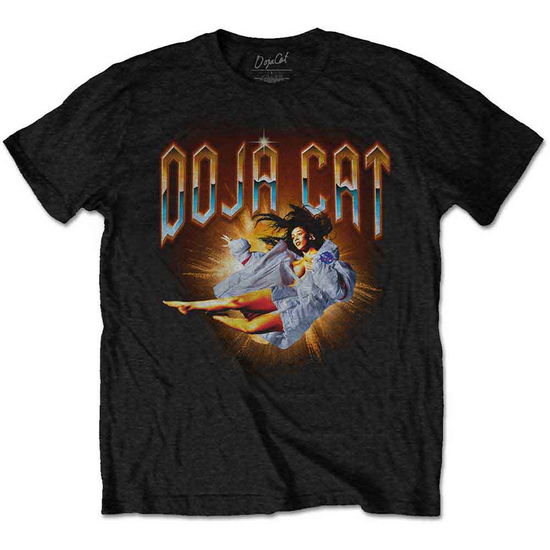 Doja Cat Unisex T-Shirt: Planet Her Space (Black) - Doja Cat - Merchandise - - 5056561022949 - February 3, 2022