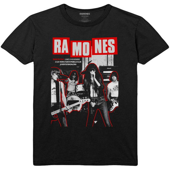 Ramones Unisex T-Shirt: Barcelona - Ramones - Fanituote -  - 5056561048949 - 