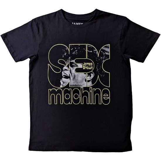 James Brown Unisex T-Shirt: Sex Machine - James Brown - Merchandise -  - 5056561093949 - 