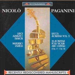 12 Sonatas for Violin & Guitar: Sonata Di Lucca - Paganini / Bianchi / Preda - Musik - DYNAMIC - 8007144602949 - 15. maj 2000