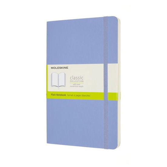 Cover for Moleskine Large Plain Softcover Notebook: Hydrangea Blue (Buch) (2020)