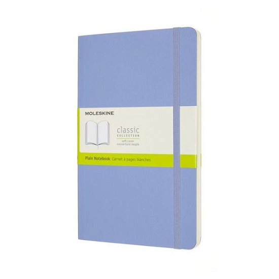 Cover for Moleskine Large Plain Softcover Notebook: Hydrangea Blue (Bok) (2020)