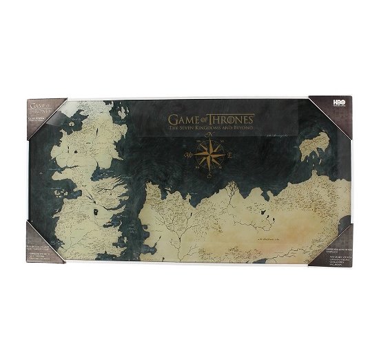 Cover for Sd Toys · Game Of Thrones: Westeros Map Tempered Glass Poste (Legetøj) (2019)
