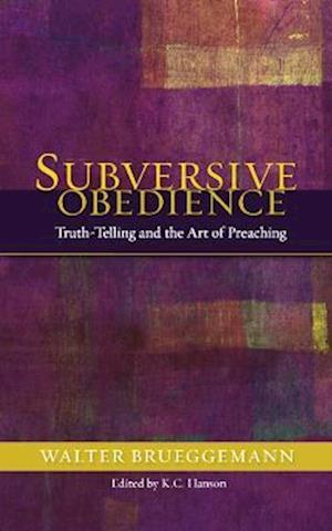 Cover for Walter Brueggemann · Subversive obedience (Buch) (2011)