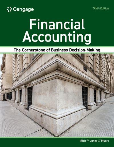 Cover for Rich, Jay (Illinois State University) · Financial Accounting (Paperback Book) (2024)