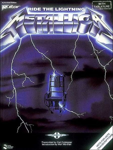 Cover for Metallica · Metallica - Ride the Lightning (Play It Like It Is) (Paperback Book) (1990)