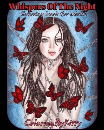 Cover for E Chebunina · ColoringByKitty Whispers Of The Night (Paperback Book) (2021)