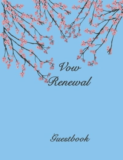 Cover for Suzanne's Dezigns · Vow Renewal Guestbook (Paperback Book) (2019)