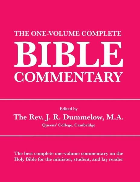 Cover for J R Dummelow · The One-volume Complete Bible Commentary (Paperback Book) (2015)