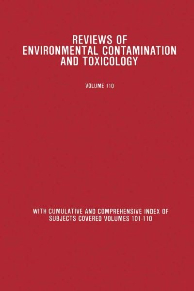 Cover for George W. Ware · Reviews of Environmental Contamination and Toxicology: Continuation of Residue Reviews - Reviews of Environmental Contamination and Toxicology (Paperback Book) [Softcover reprint of the original 1st ed. 1989 edition] (2012)